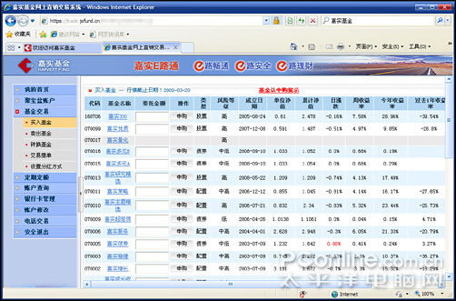 笔者依次试用了基金查询