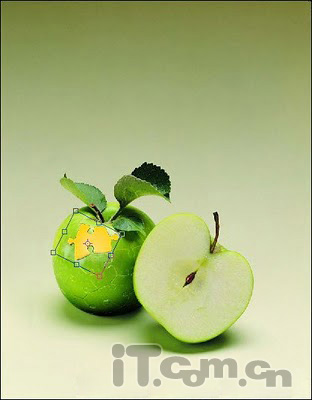 如何用Photoshop制作拼图苹果 _飓风资讯